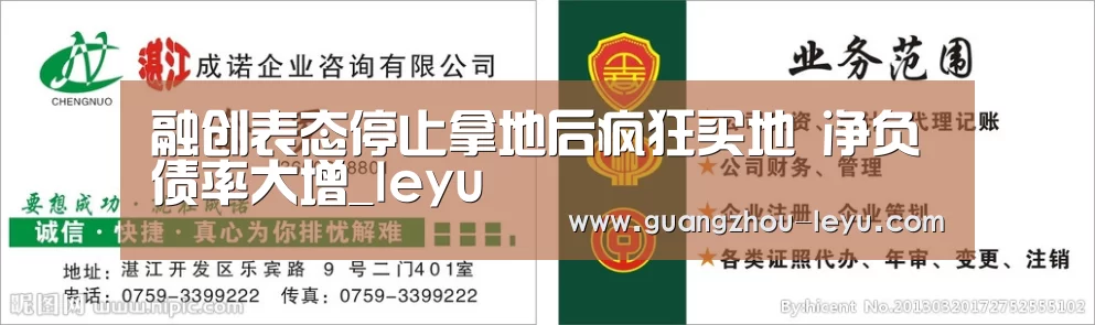 融创表态停止拿地后疯狂买地 净负债率大增_leyu(图4) 乐鱼体育
